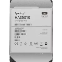 Synology HAS5310-20T | HAS5300 Series 20TB 7200RPM SAS 12Gb/s 512MB Cache 512e Helium Sealed 3.5-inch Internal Enterprise Hard Drive