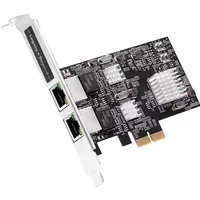 SIIG LB-GE0711-S1 | Dual 2.5G 4-Speed Multi Gigabit Ethernet PCIe Card