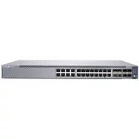 Juniper EX4100-24T-CHAS | EX4100 Series EX4100-24T 24 x Ports 10/100/1000Base-T + 4 x 10GbE Uplink Ports + 4 x 25GbE Stacking/Uplink Ports Layer 3 Managed 1U Rack-mountable Gigabit Ethernet Network Switch