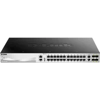 D-Link DGS-3130-30TS/SI | DGS-3130 Series 24 x 10/100/1000Base-T RJ-45 and 2 x 10GBase-T RJ-45 and 4 x 10G SFP+ Ports Layer 3 Managed Stackable Gigabit Ethernet Switch