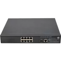 HP JG309B#ABA | FlexNetwork 5120 SI Series 5120-8G-PoE+ (180W) SI 8 x 10/100/1000Base-T RJ-45 PoE+ and 1 x SFP (mini-GBIC) Ports Layer 3 Managed Gigabit Ethernet Network Switch
