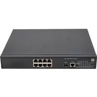 HP JG309-61201 | FlexNetwork 5120 SI Series 5120-8G-PoE+ (180W) SI 8 x 10/100/1000Base-T RJ-45 PoE+ and 1 x SFP (mini-GBIC) Ports Layer 3 Managed Gigabit Ethernet Network Switch