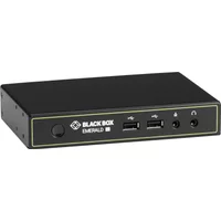 Black Box EMD2000SE-R | Emerald™ SE DVI KVM-over-IP Matrix Switch Receiver Single Head, Full HD DVI, VUSB 2.0, Serial, Audio