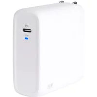Monoprice 41985 | USB-C Charger 100W 1-port PD GaN Technology Foldable Wall Plug for MacBook Pro/Air iPad Pro iPhone 16/15/14/Plus/Pro/Pro Max