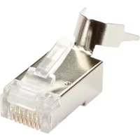 Black Box FMTP6AS-100PAK | Cat6A RJ45 Modular Plug Shielded Connector 100-Pack