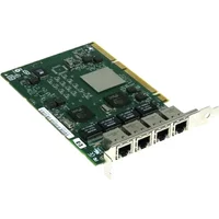 HP 389996-001 | Quad-Ports RJ-45 1Gb/s 10Base-T/100Base-TX/1000Base-T Gigabit Ethernet PCI-X Server Network Adapter