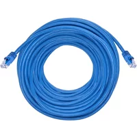 Monoprice 2119 | Cat6 Ethernet Patch Cable Snagless RJ45 Stranded 550MHz UTP Pure Bare Copper Wire 24AWG 100ft Blue