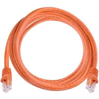 Monoprice 3414 | Cat6 Ethernet Patch Cable Snagless RJ45 Stranded 550MHz UTP Pure Bare Copper Wire 24AWG 7ft Orange