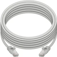 Monoprice 9786 | Cat6 Ethernet Patch Cable FLEXboot Snagless RJ45 Stranded 550MHz UTP Pure Bare Copper 24AWG 20ft Gray