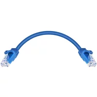 Monoprice 9789 | Cat6 Ethernet Patch Cable FLEXboot Snagless RJ45 Stranded 550MHz UTP Pure Bare Copper 24AWG 0.5ft Blue