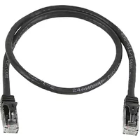 Monoprice 11302 | Cat5e Ethernet Patch Cable FLEXboot Snagless RJ45 Stranded 350MHz UTP Pure Bare Copper 24AWG 2ft Black