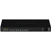 Netgear GSM4212PX-100NAS | 4 x Ports PoE+ 10/100/1000Base-T + 1 x Port 1000Base-T Layer 2 Unmanaged Desktop Gigabit Ethernet Network Switch