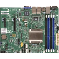 Supermicro A1SRM2758FO | A1SRM-2758F Socket FCBGA 1283 System On Chipset Intel Atom C2758 Processors Support DDR3 4x DIMM 2x SATA3 6.0Gb/s mATX Moth