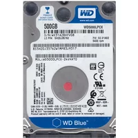 Western Digital WD5000LPCX | Blue 500GB 5400RPM SATA 6Gb/s 16MB Cache (RoHS) 2.5-Inch Hard Drive