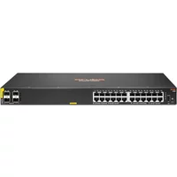 HP JL677A#ABA | Aruba CX 6100 Series 6100 24G Class4 PoE 4SFP+ 370W 24 x 1000Base-T RJ-45 Class 4 PoE and 4 x 10GbE SFP+ Ports Layer 3 Managed Gigabit Ethernet Network Switch