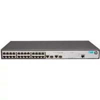HP JG539A | OfficeConnect 1910 Series 1910-24-PoE+ 24 x RJ-45 PoE+ 10/100Base-TX and 2 Combo x SFP (mini-GBIC) Ports Layer 3 Managed Fast Ethernet Network Switch