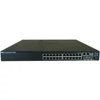 Dell 04N1H7 | PowerConnect 7000 Series 7024P 24 x Ports PoE+ 10/100/1000Base-T + 4 x SFP Combo Ports Layer 3 Managed 1U Rack Mountable Gigabit Ethernet Network Switch