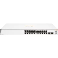 HP JL813A#ABA | Aruba On 1830 12 x Ports 10/100/1000 + 12 x Ports 10/100/1000 PoE+ + 2 x Ports Gigabit SFP Rack-Mountable Layer 3 Managed Gigabit Ethernet Network Switch