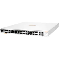 HP JL809A#ABA | Aruba Instant On 1960 48 x Ports 10/100/1000 PoE + 2 x Ports 10 Gigabit SFP+ + 2 x Ports 100/1000/10GBase-T Rack-Mountable Layer 3 Managed Gigabit Ethernet Network Switch