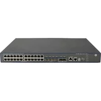 HP JG681-61101 | 5500-24SFP-2G-2SFP+ 24 x Ports 24 x SFP Ports 1000Base-X + 4 x RJ-45 Ports + 2 x SFP+ Ports Layer 2 Managed Rack-mountable Gigabit Ethernet Network Switch