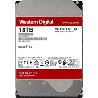 Western Digital WD181KFGX | Red Pro Helium 18TB 3.5-inch 6GB/s SATA 7200RPM 512MB Cache NAS Hard Drive