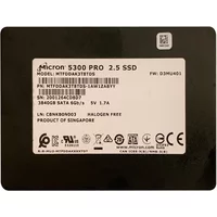Micron MTFDDAK3T8TDS-1AW1ZABYYR | 5300 PRO Series 3.84TB Triple-Level Cell SATA 6Gb/s 3D NAND 2.5-Inch Solid State Drive
