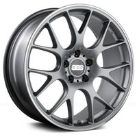 BBS Wheel CHR Flow Formed Titanium - 18x9 - 5x120 Bolt Pattern - 44 Offset Rims