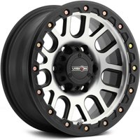Vision Off Road Wheel 111 Nemesis Matte Black w Machined Face - 17x9 - 8x165.1 Bolt Pattern - -12 Offset Rims