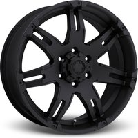 Ultra Wheel 238B Gauntlet Black - 17x9 - 5x127 Bolt Pattern - 12 Offset Rims
