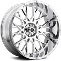 Vision Off Road Wheel 412 Rocker Chrome - 20x9 - 5x150 Bolt Pattern - 12 Offset Rims