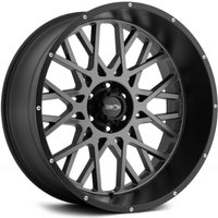 Vision Off Road Wheel 412 Rocker Gunmetal w Black Lip - 18x9 - 5x150 Bolt Pattern - 12 Offset Rims