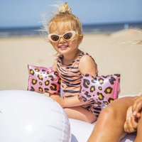 Swim Essentials Schwimmflügel Leopard Rose Gold - 2-6 Jahre