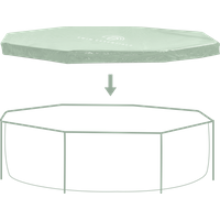 Swim Essentials Abdeck- und Bodenschutzplane für Frame Pool Ø 305 cm - 1 Set