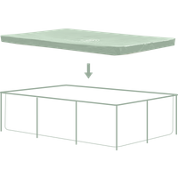Swim Essentials Abdeckplane für Frame Pool 260 x 160 cm - 1 Stk.