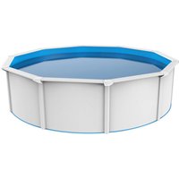 Steinbach Nouvo Pool de Luxe II Ø 460 x 120 cm - Weiß/Blau