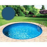 BWT Poolfolie Rund Ø 400 x 120 cm - Adriablau - Stärke 0,8 mm / mit Keilbiese P3