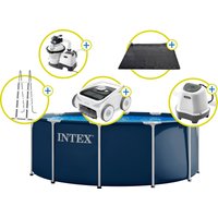 Intex Frame Pool Rondo Ø 366 x 122 cm - Salty Solar Comfort - 1 Set