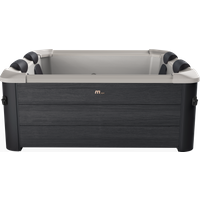 MSpa Whirlpool OSLO Square Jet+Bubble Spa 160 x 160 x 65 cm - 6 Personen - 1 Set