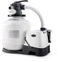Intex Sandfilteranlage Krystal Clear 8 m³ mit Salzwassersystem - 1 Stk. mit 8.000 l/h Umwälzleistung