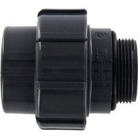 Steinbach PVC Übergangsverschraubung Klebemuffe x AG mit O- Ring PN 16 / DA 50 x 1 1/2" - 1 Stk.