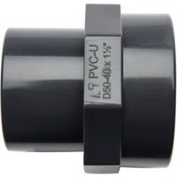 Steinbach PVC Übergangsmuffennippel Klebemuffe x IG, PN 16, 50/40 x 1 1/2" - 1 Stk.