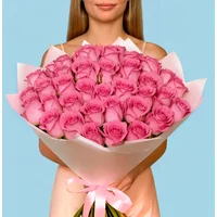 Bouquet of 50 Pink roses