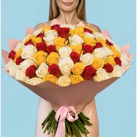 Bouquet of 100 Mix roses