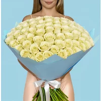 Bouquet of 100 White roses