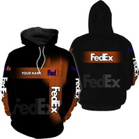 Fedex Express Orange Light Hoodie 3d