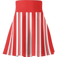 Red Dapper Dan Skater Skirt