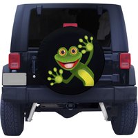 Funny Frog Spare Tire Cover, Custom Tire Cover