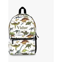 Personalized Dinosaur Backpack. Custom Dino Bookbag