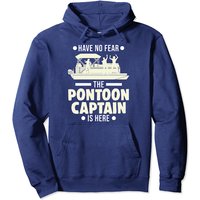 Have No Fear The Pontoon Captain Is Here Beer Pullover Hoodie