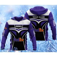 Personalized Fedex Custom Full Print 3d Hoodie